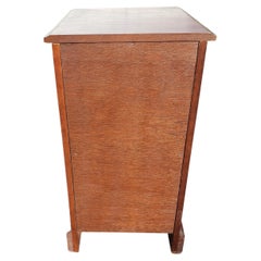 Country Craft Mahogany Chippendale Style 2-Drawer Locking Filing Cabinet