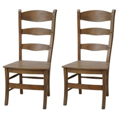 Country Dining Ladder Back Chair (Set of 2)