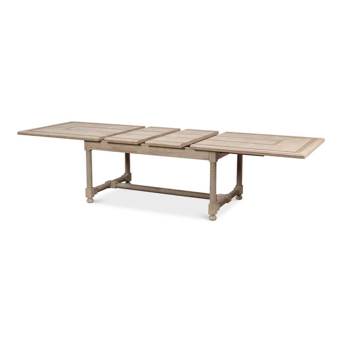 Mesa de Comedor Extensible Country Draw Leaf De campo en venta