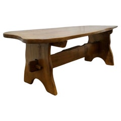 Country Elm Refectory Coffee Table  This is a good sturdy country made table, it