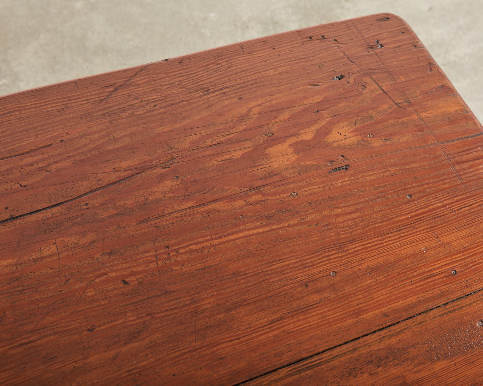 Mesa de comedor Country English Fruitwood Farmhouse Harvest en venta 5