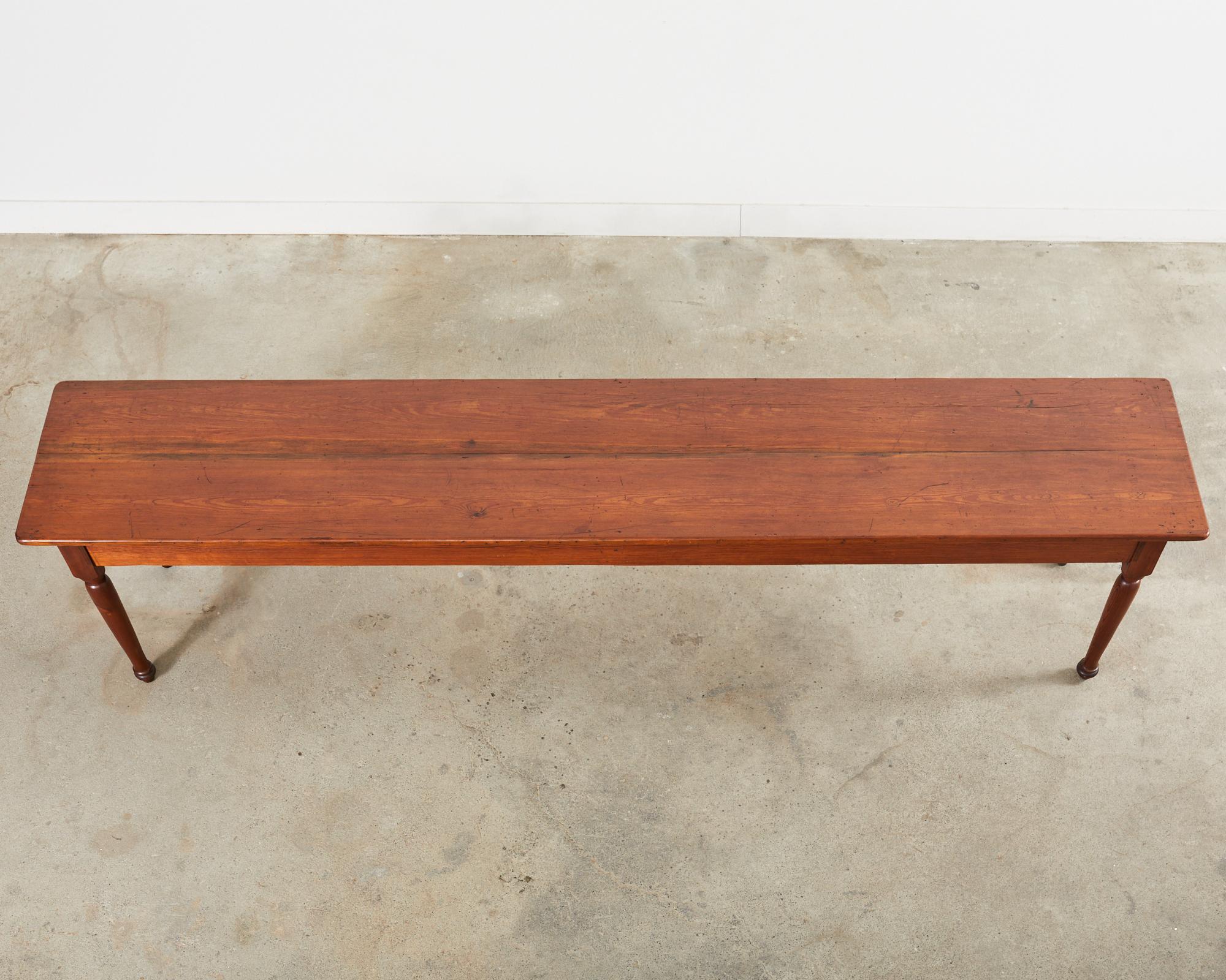 Mesa de comedor Country English Fruitwood Farmhouse Harvest De campo en venta