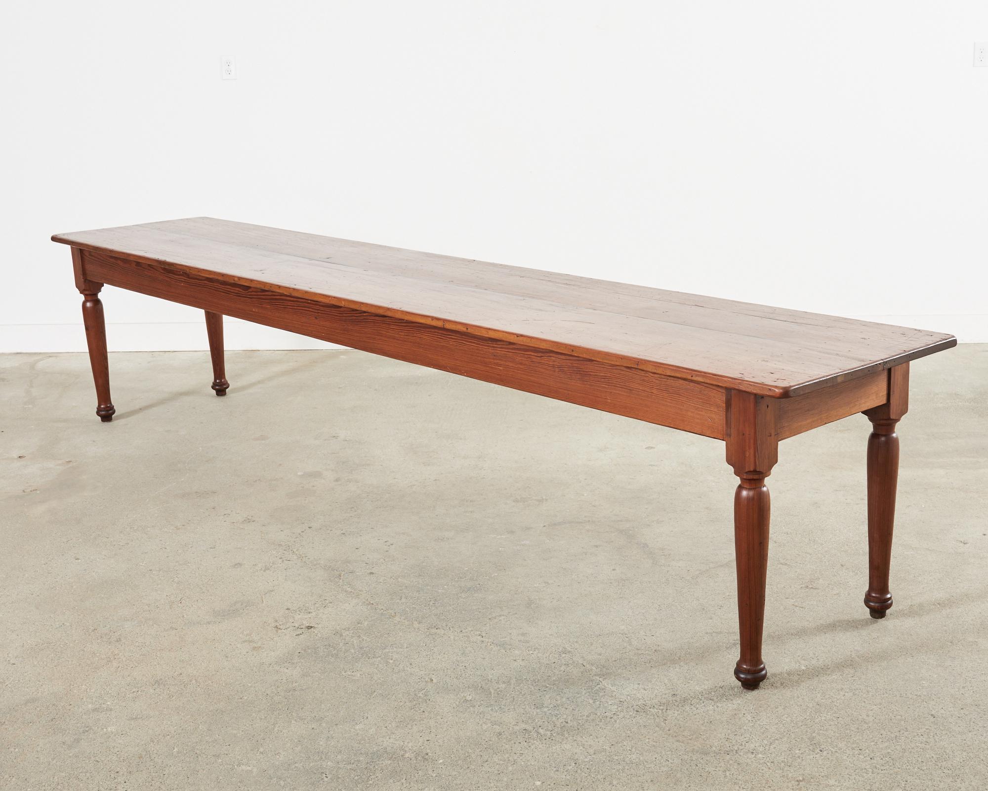 Mesa de comedor Country English Fruitwood Farmhouse Harvest Inglés en venta