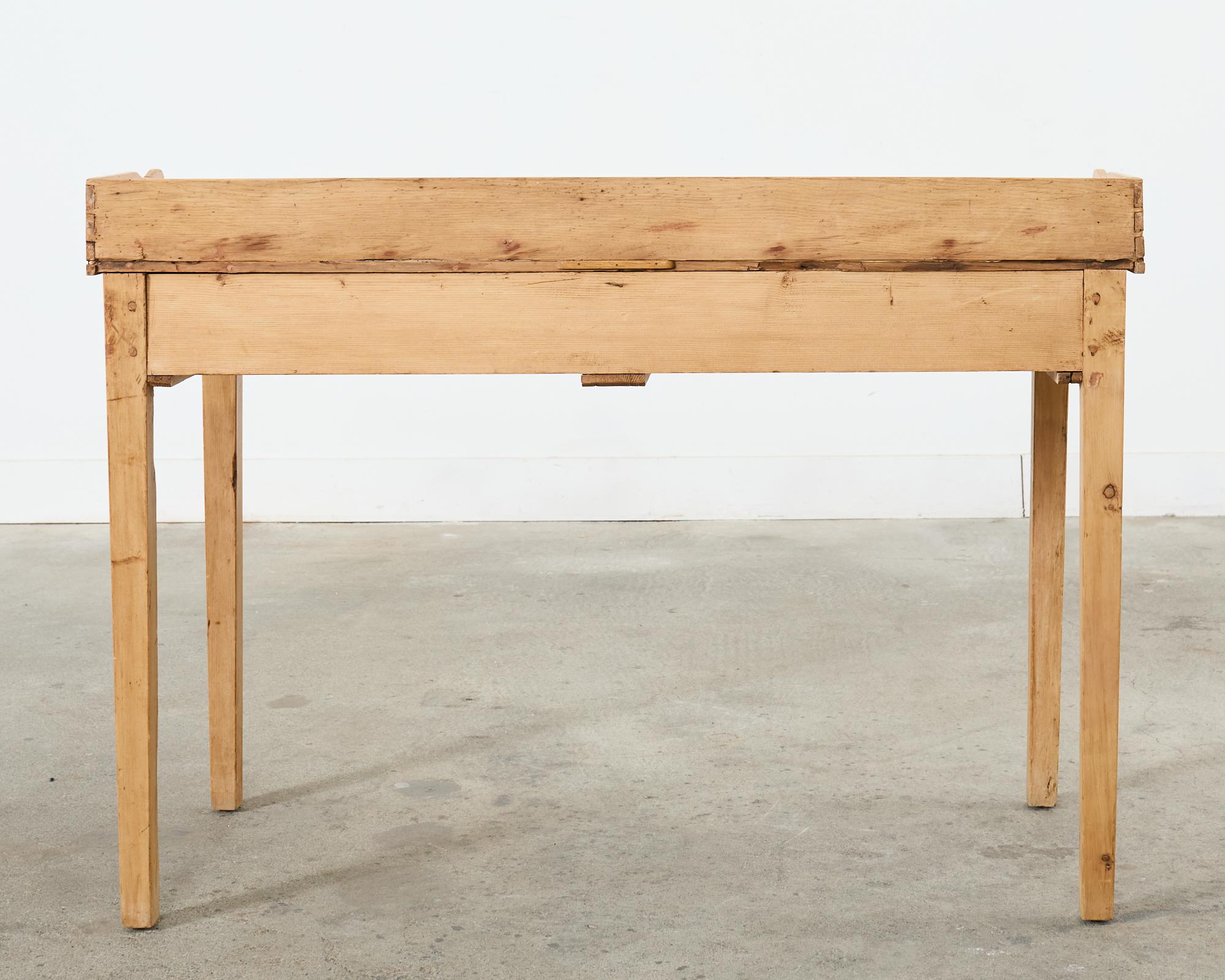 Land englische Kiefer Bauernhaus Schreibtisch oder Schreibtisch im Angebot 13