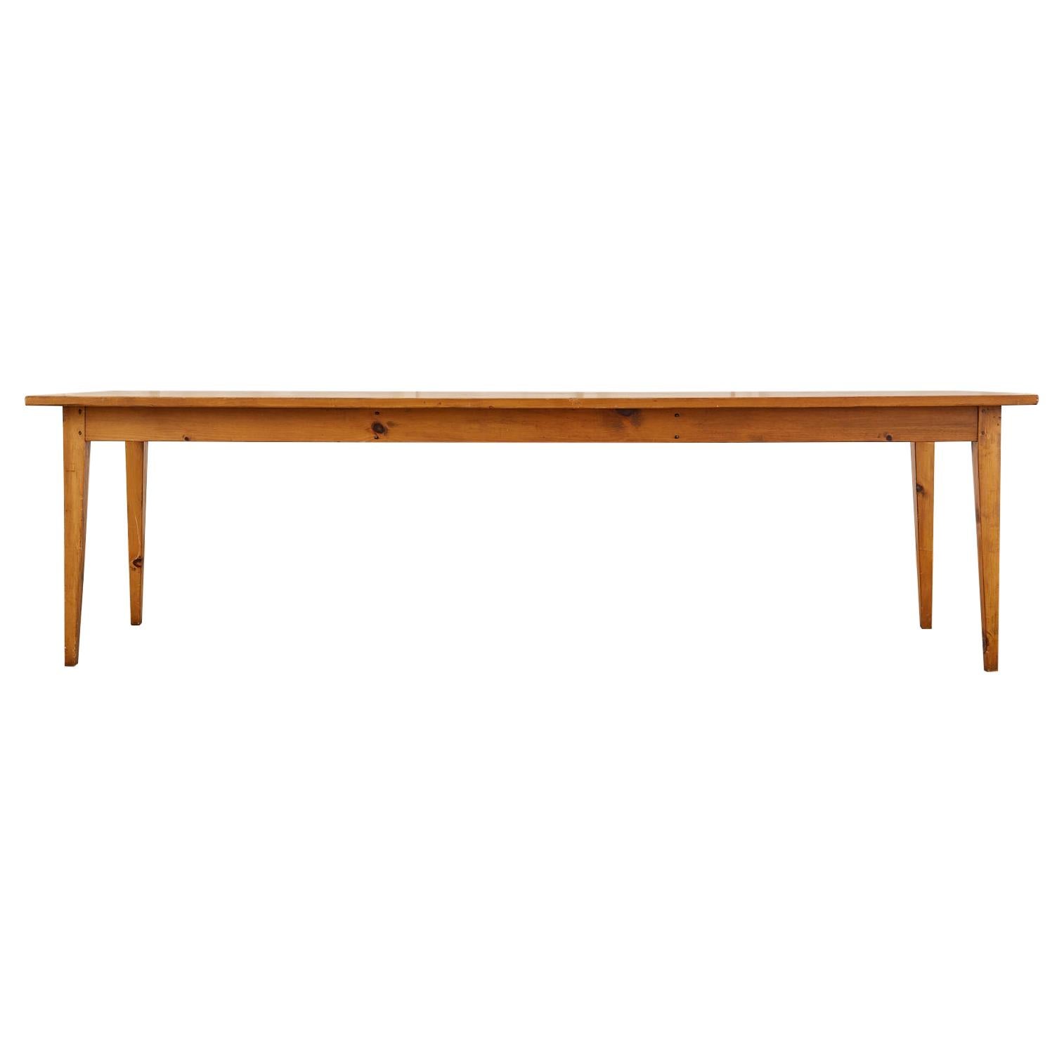 Country English Provincial Farmhouse Dining Table 