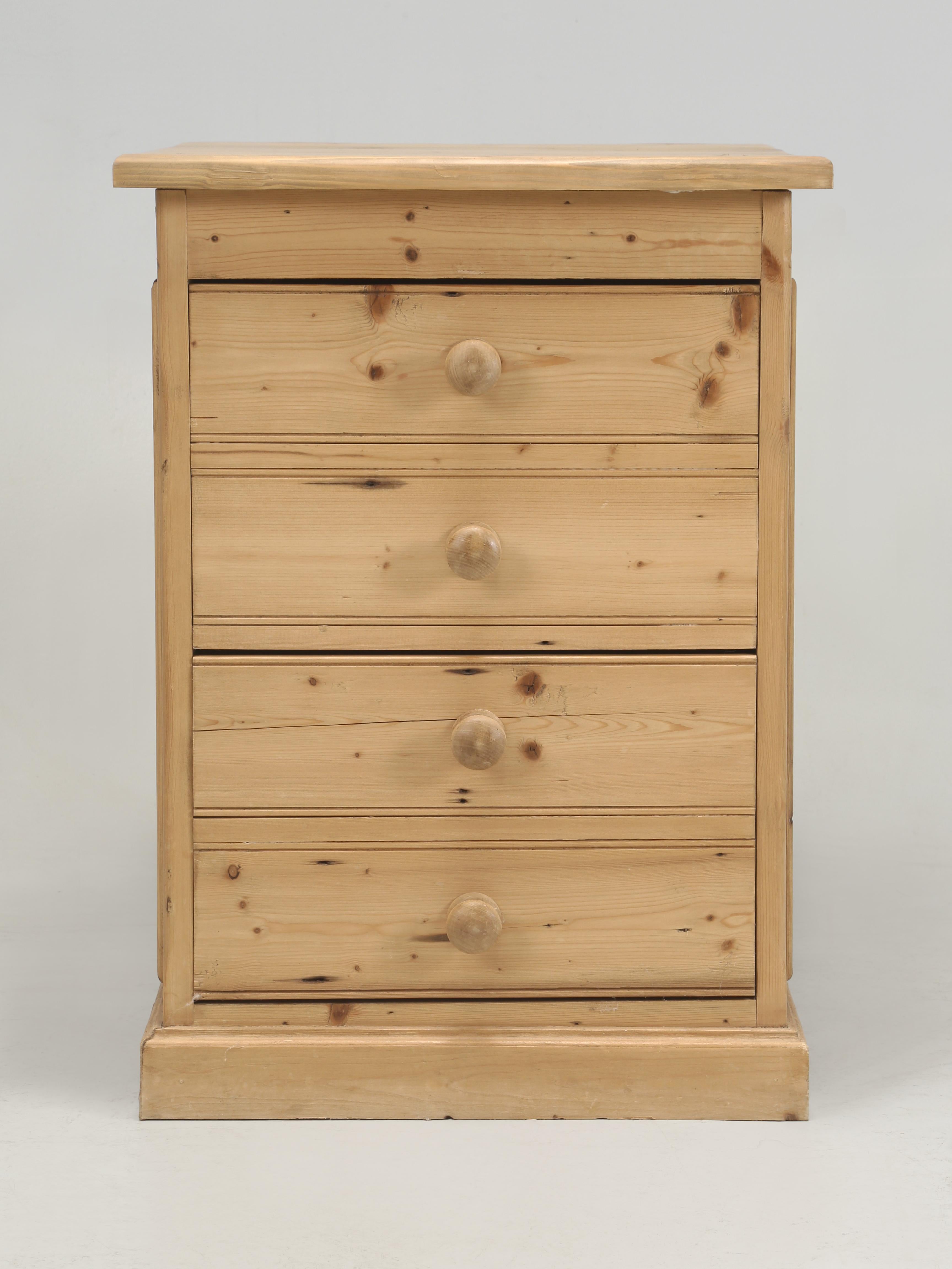 File Cabinet made in England from reclaimed scrub Pine by the Main Pine Company, who remain as one of our favorite sources of English Pine Furniture. We started purchasing English Pine in the early 1990's and Main Pine was always one-step ahead of