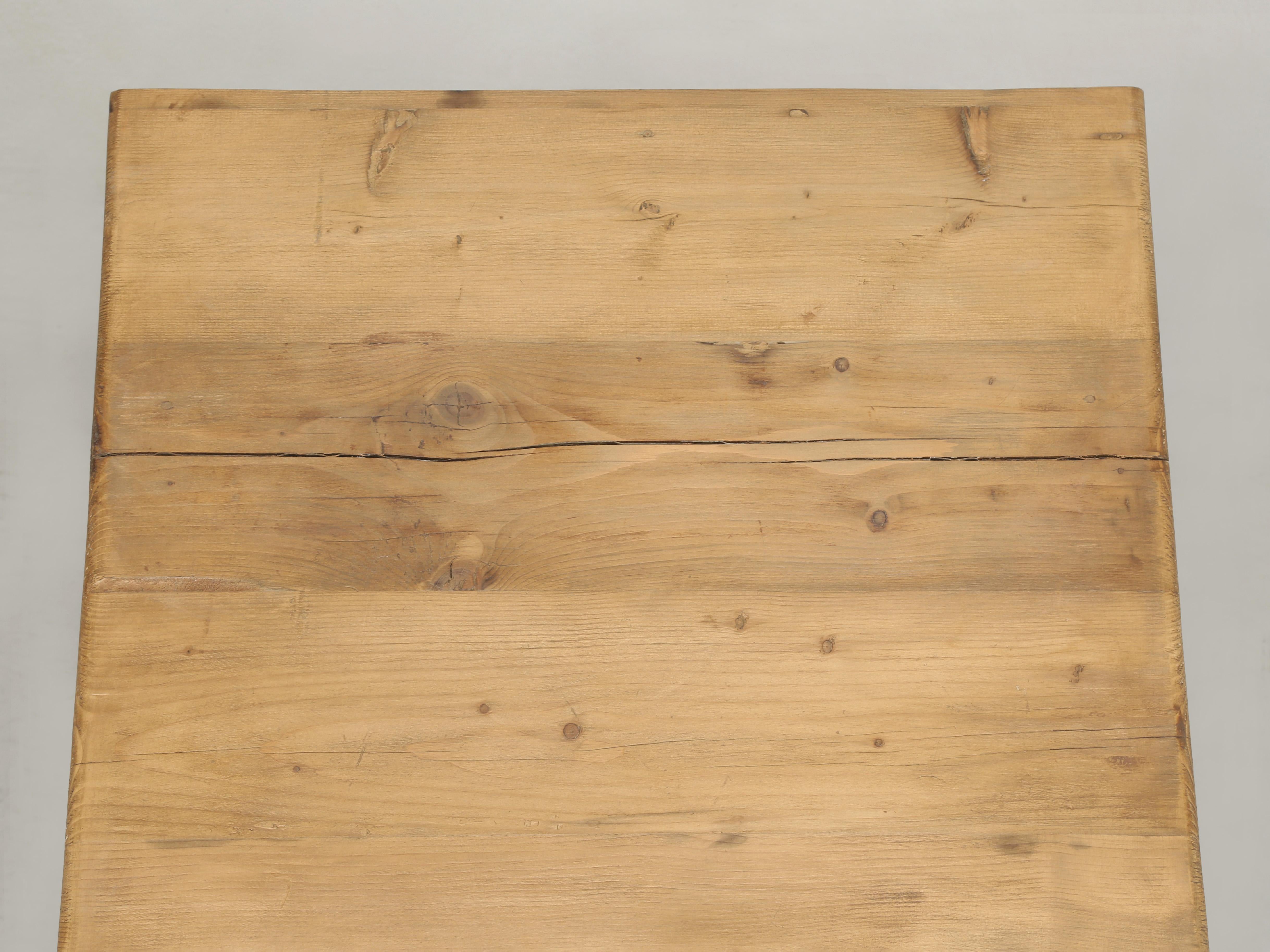 Country English Scrubbed Pine Hanging File Cabinet 2-Drawer Reclaimed Materials. For Sale 2