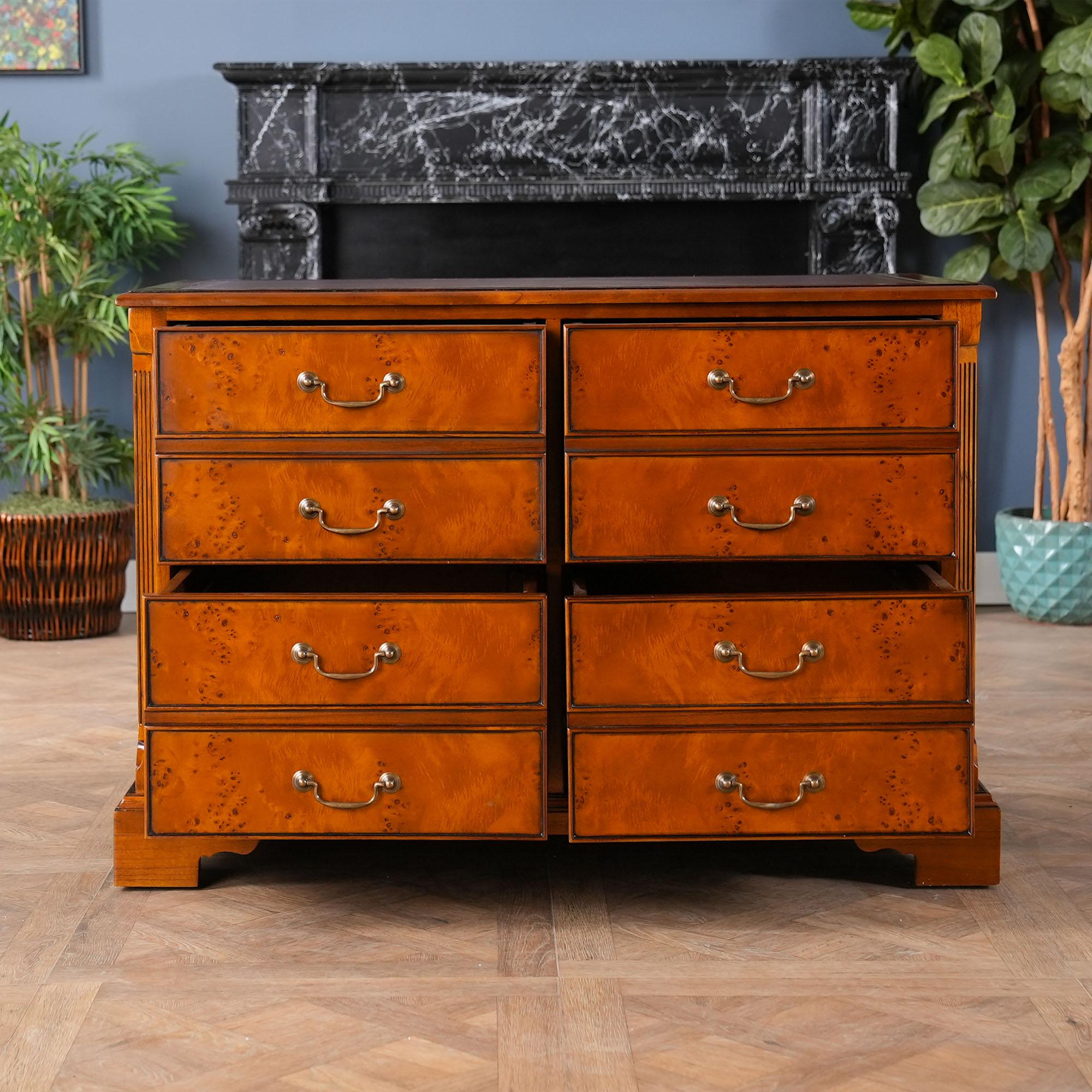 Renaissance Country Estate Four Drawer File For Sale