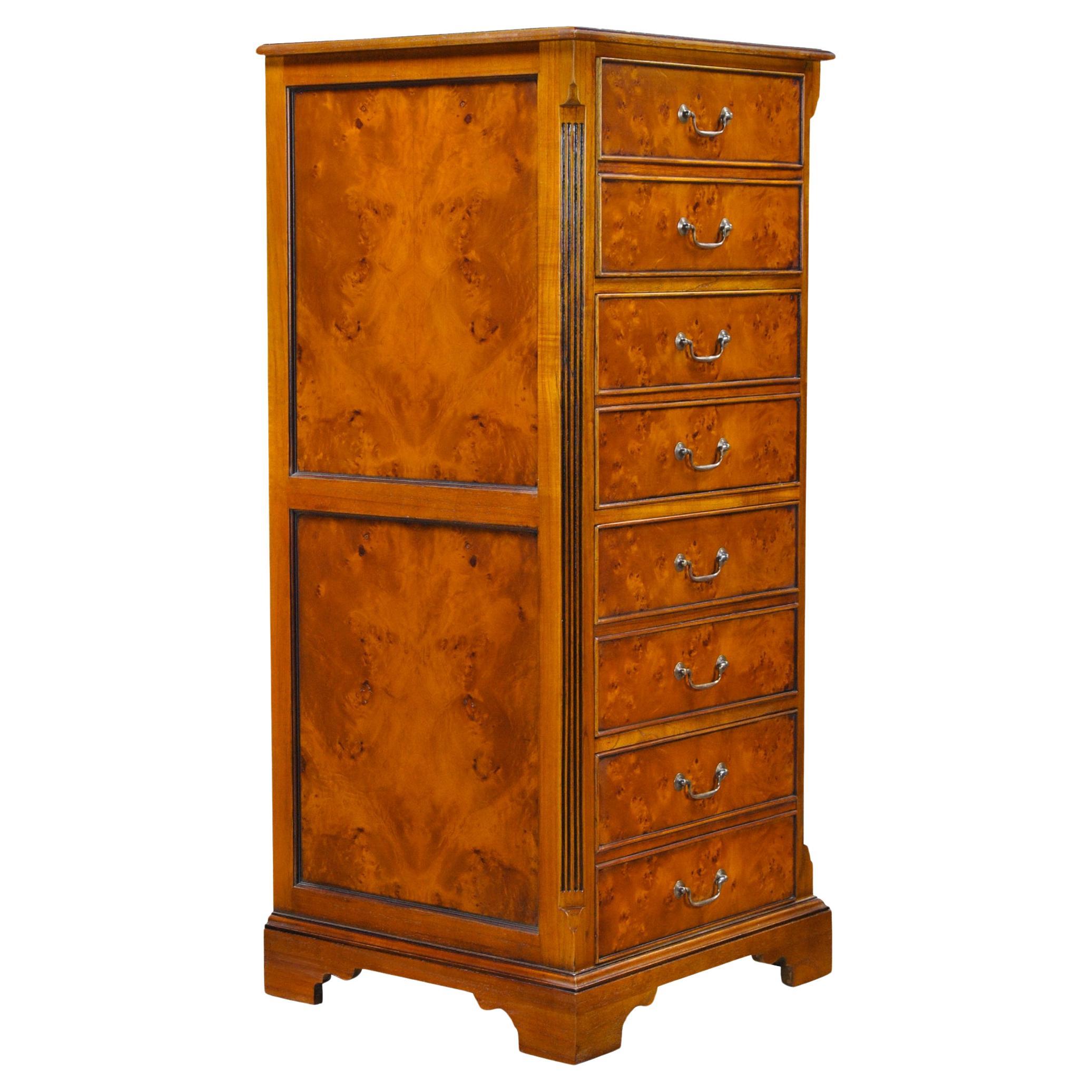 Country Estate Four Drawer File Tall For Sale