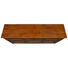 Country French 18th Century Honey Colored Oak Buffet