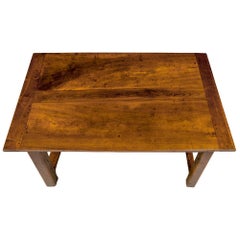 Country French 18th Century Solid Oak Center/Utility Table