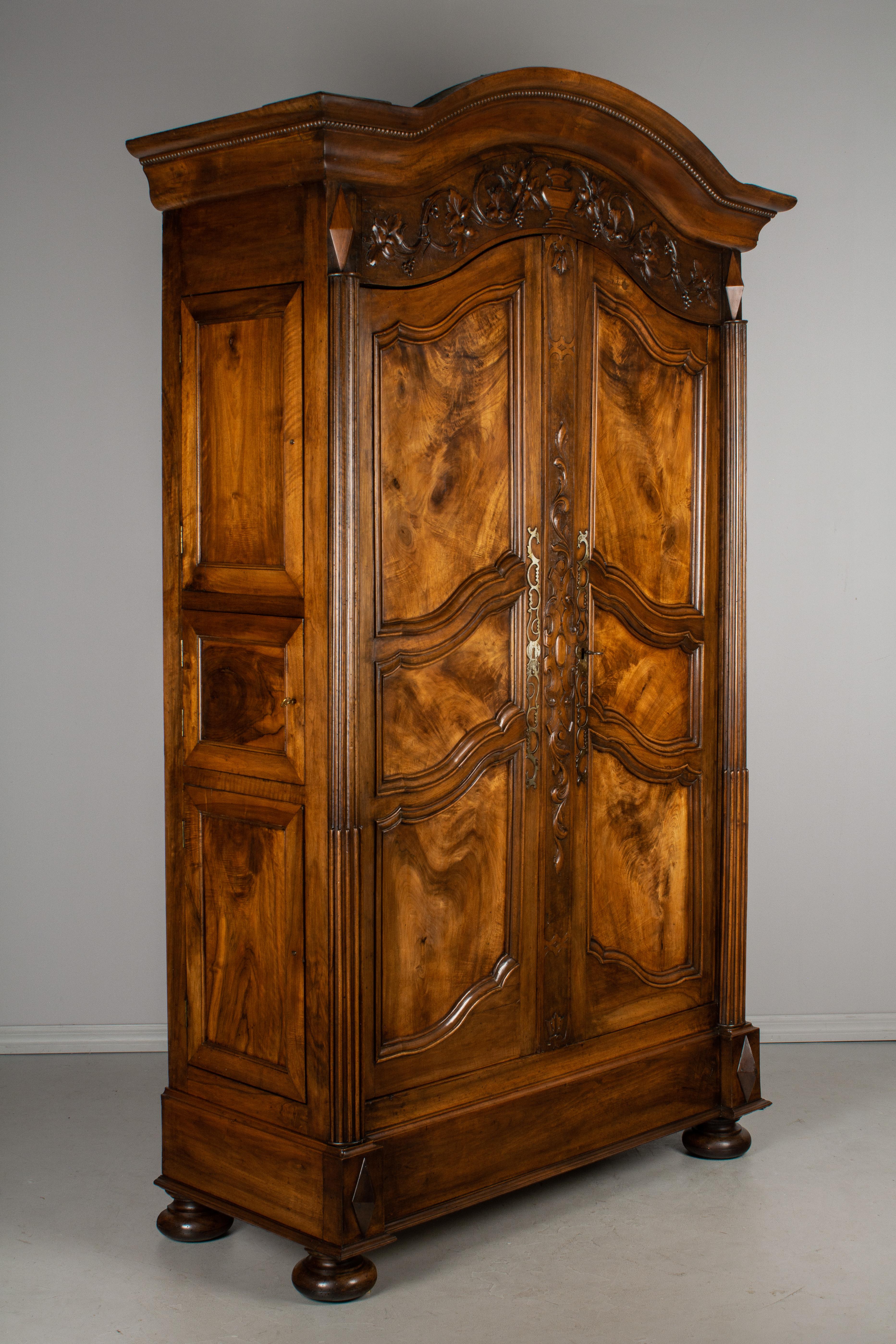 Country French Armoire or Wardrobe 12