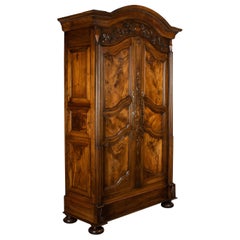 Antique Country French Armoire or Wardrobe