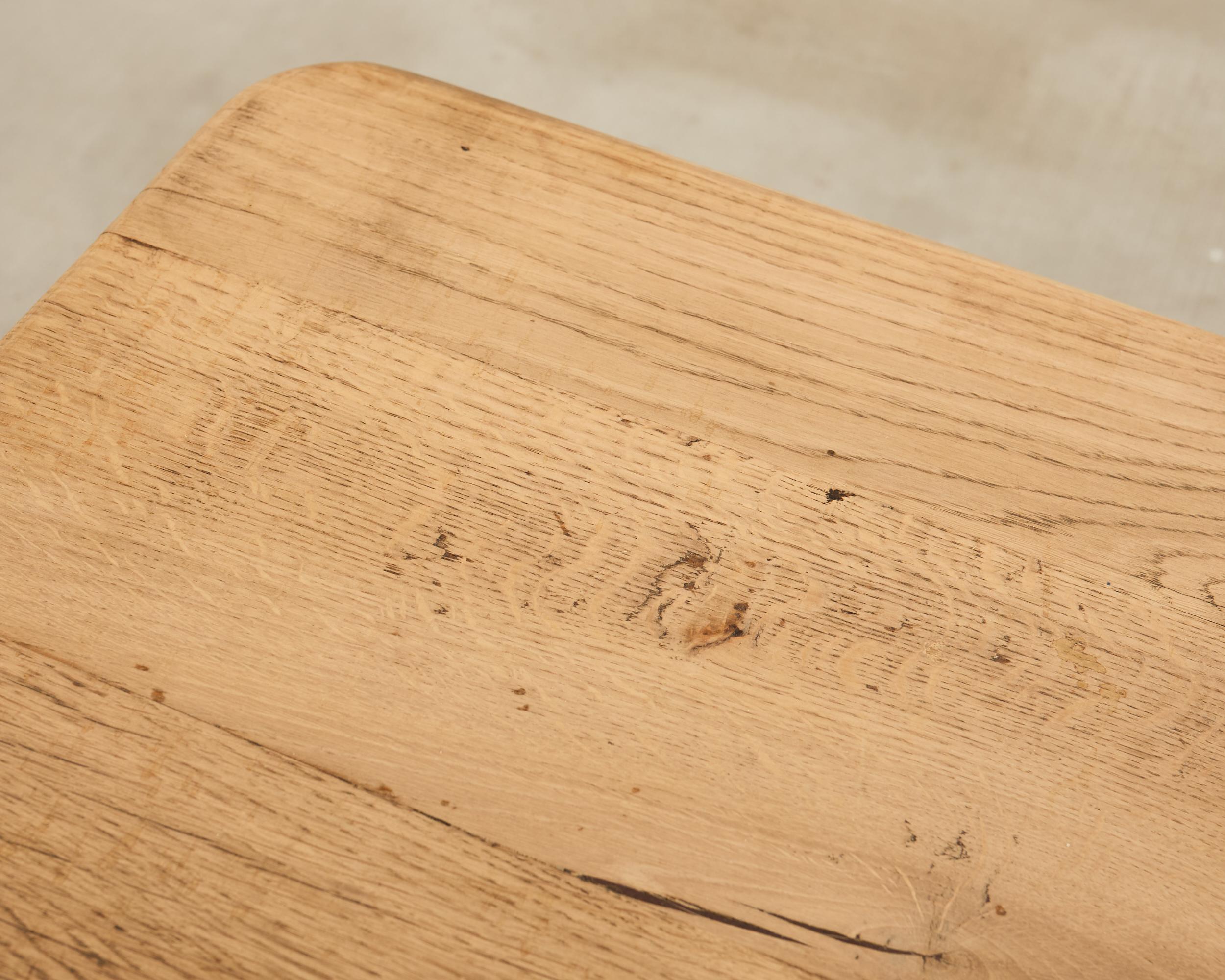 Mesa de comedor Country French Bleached Oak Farmhouse 6.5 Ft en venta 3