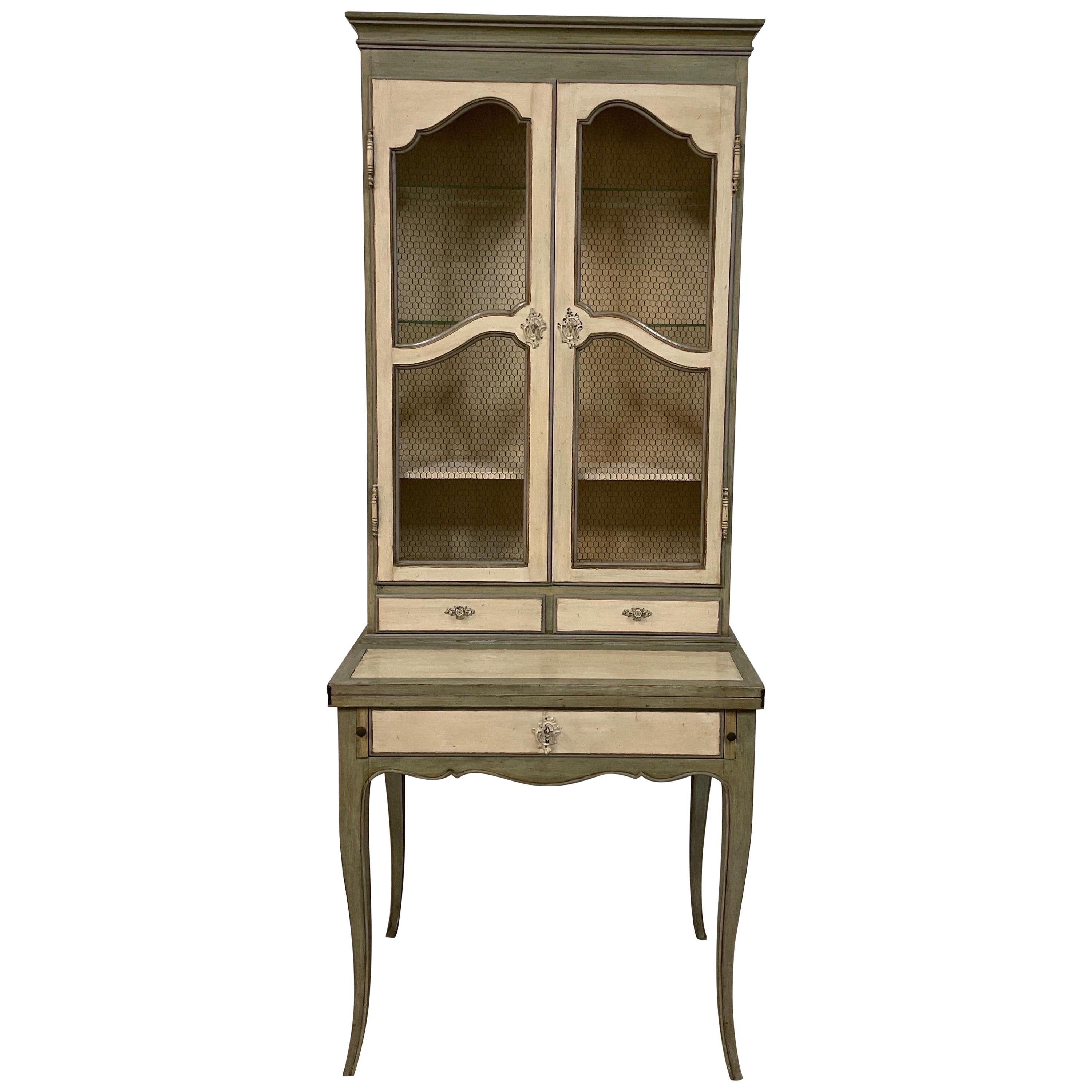 Country French Cabinet / Secretary by Baker