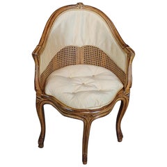 Country French Carved Corner Chair