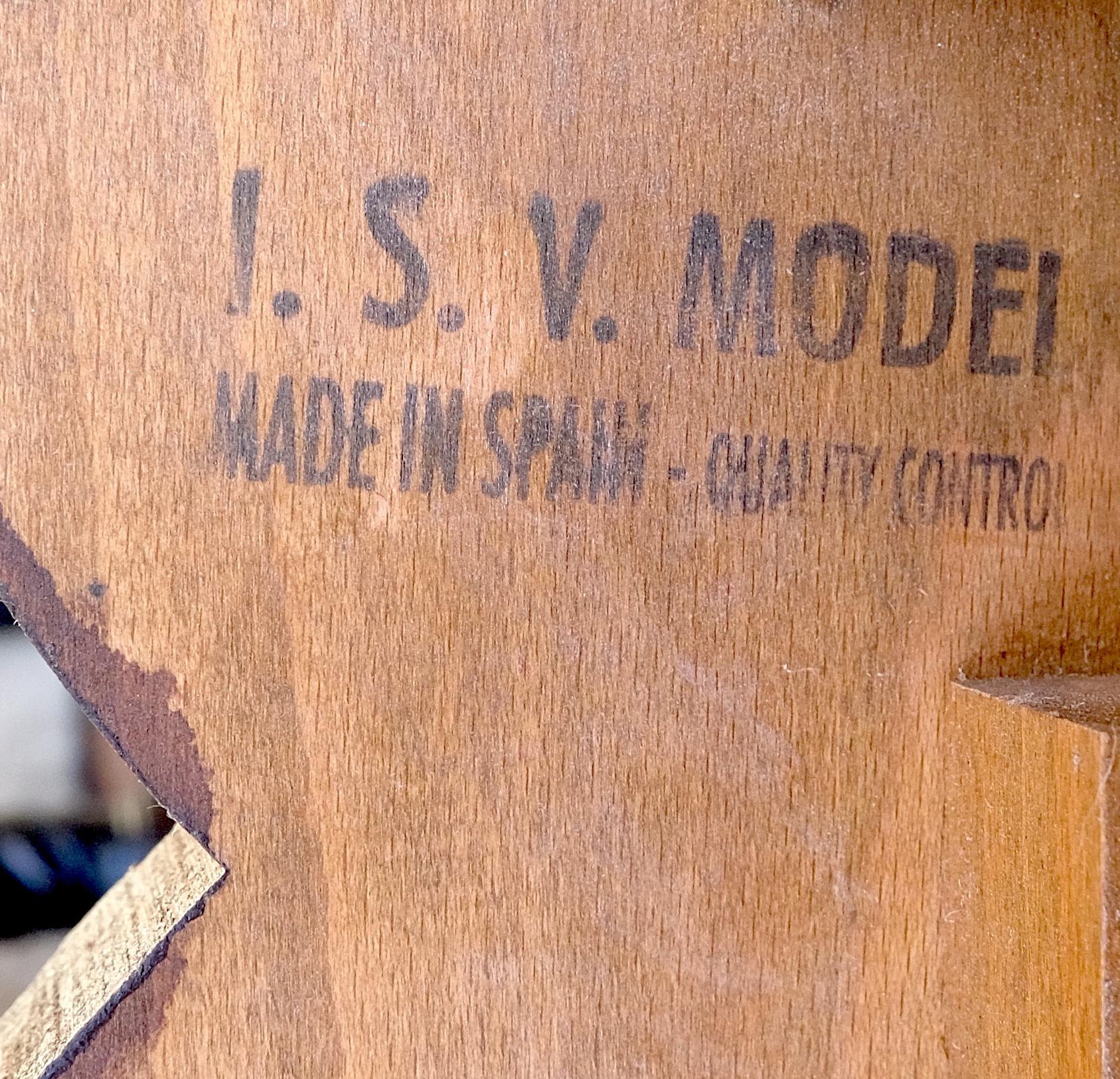 Table de jeu de salle à manger italienne sculptée à deux tiroirs et 4 chaises MINT ! en vente 4