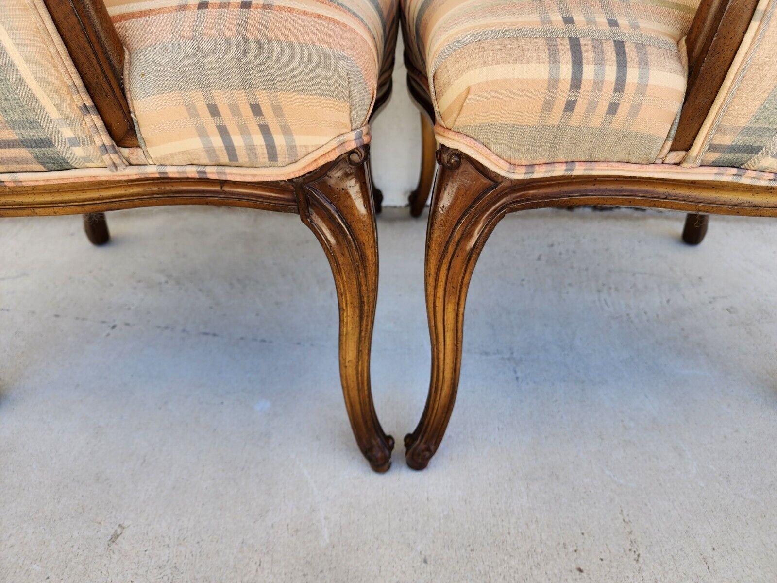 Ralph Lauren Style Country French Chairs Accent Antique 1940s  For Sale 6