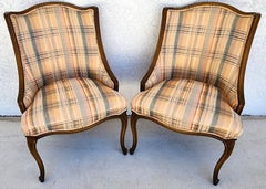 Ralph Lauren Style Country French Chairs Accent Antique 1940s
