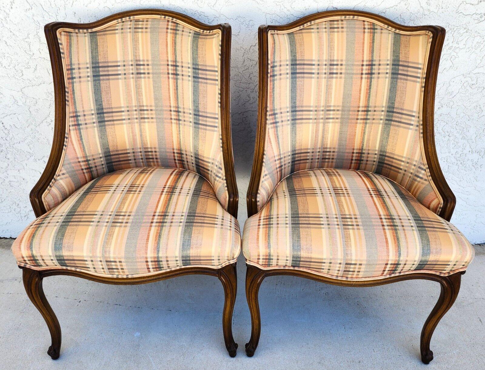 French Provincial Ralph Lauren Style Country French Chairs Accent Antique 1940s  For Sale