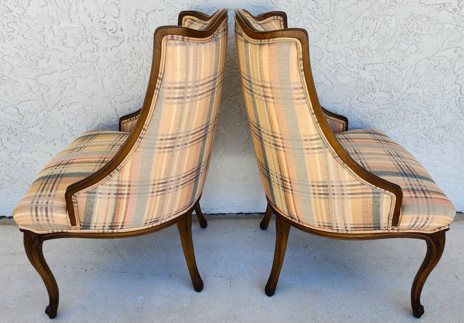 Ralph Lauren Style Country French Chairs Accent Antique 1940s  In Good Condition For Sale In Lake Worth, FL
