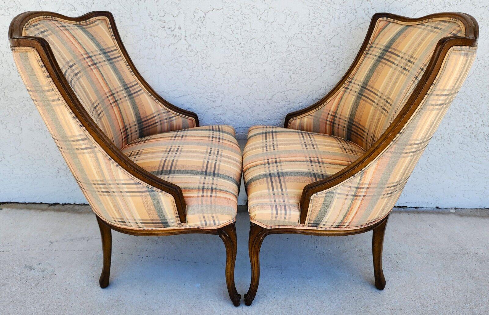 Mid-20th Century Ralph Lauren Style Country French Chairs Accent Antique 1940s  For Sale