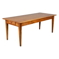 Country French Cherry Farm Table or Dining Table