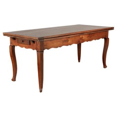 Country French Cherry Farm Table or Extension Dining Table