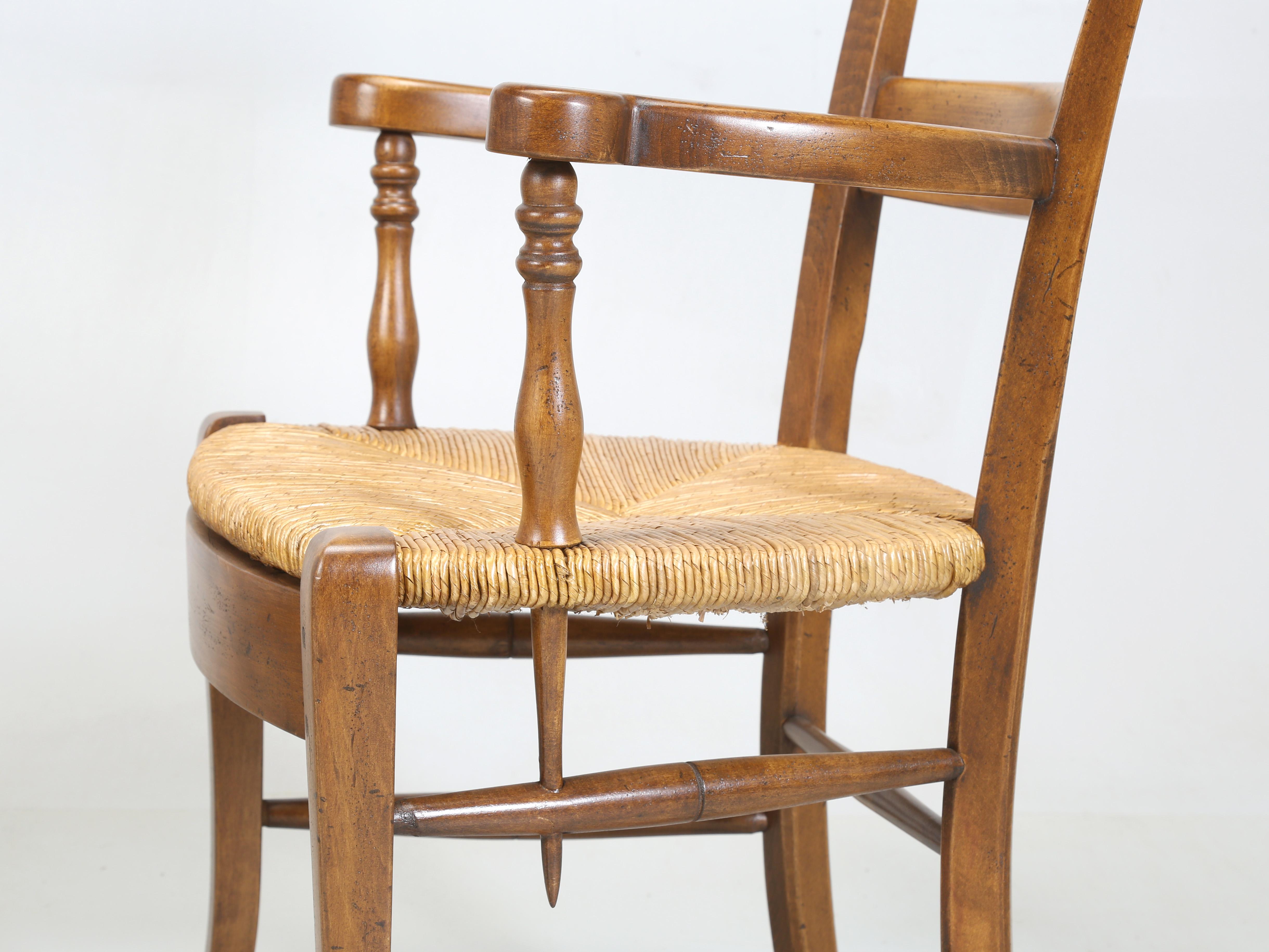 Country French Dining Chairs Hand-Made by the  Lacroix Family since 1856 For Sale 4