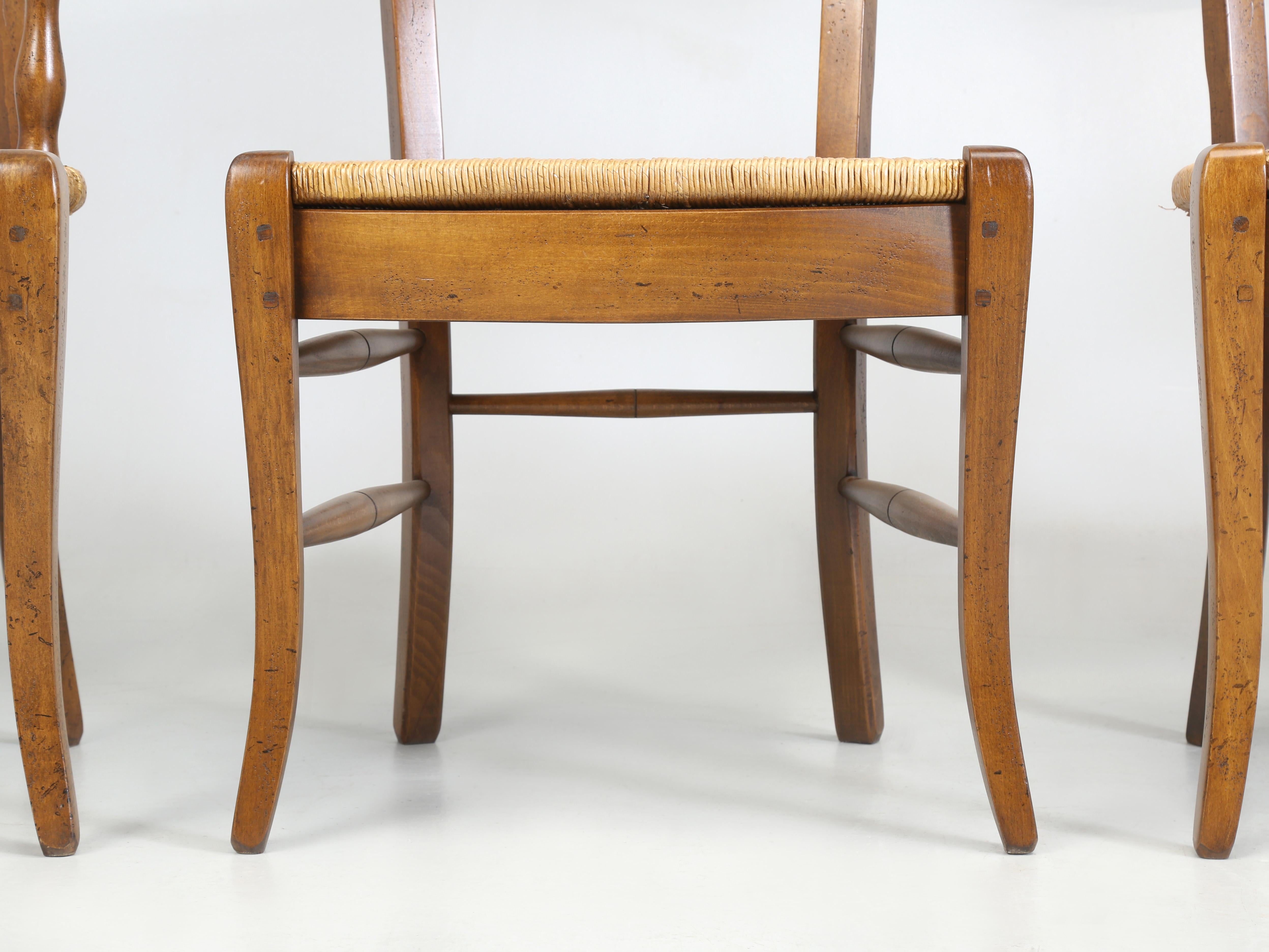 Country French Dining Chairs Hand-Made by the  Lacroix Family since 1856 For Sale 6