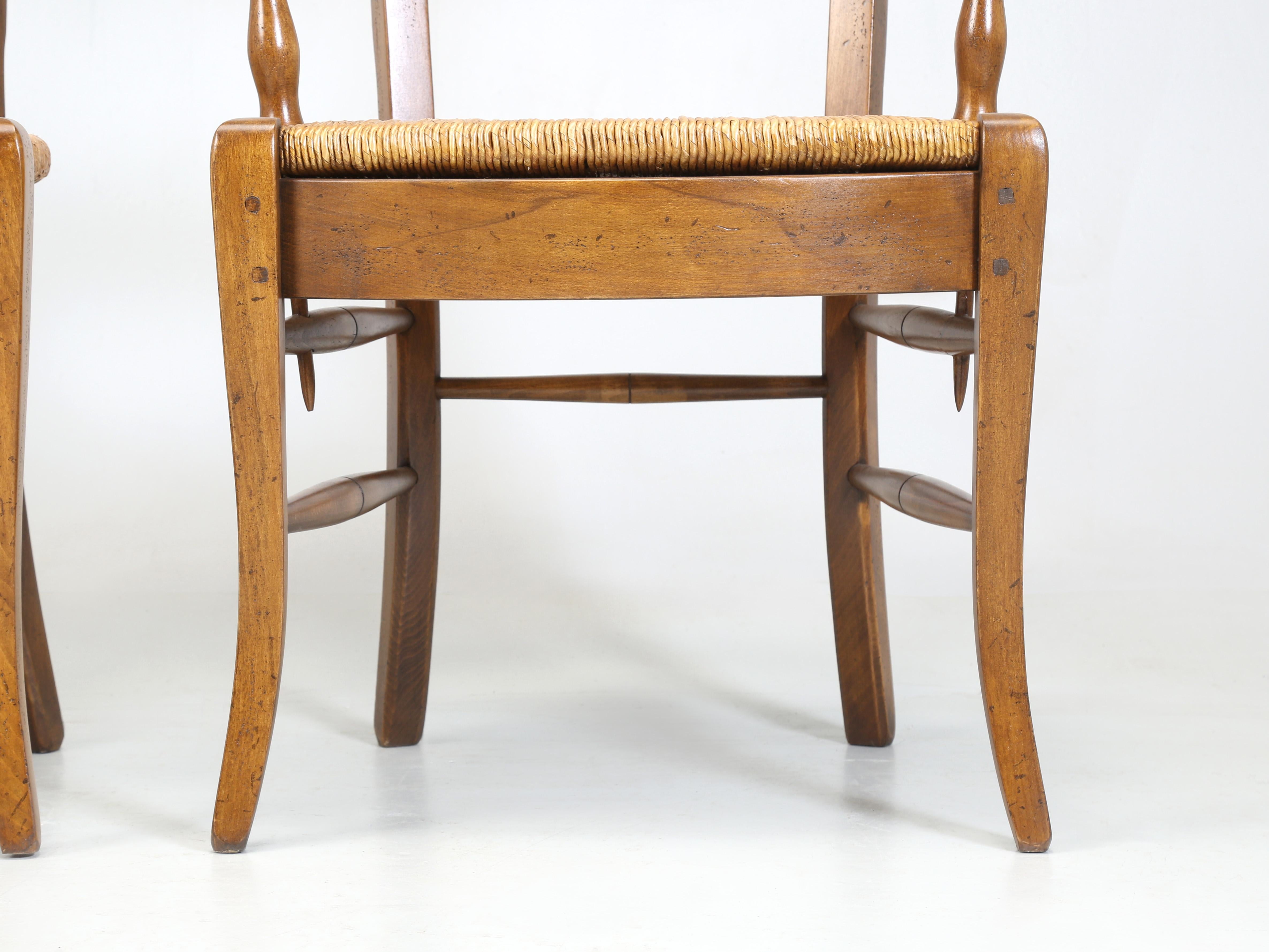 Country French Dining Chairs Hand-Made by the  Lacroix Family since 1856 For Sale 7
