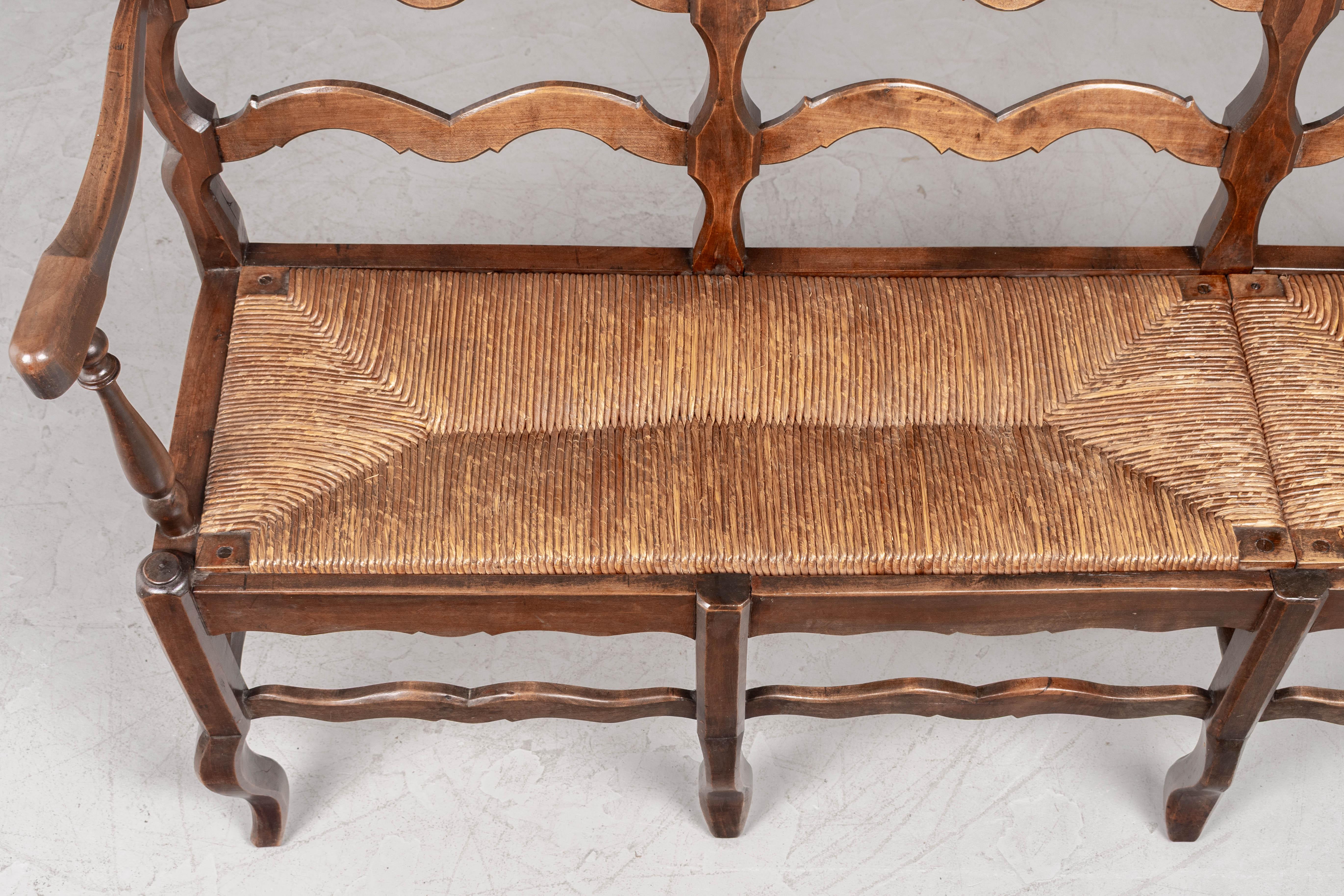Country French Four Seat Bench For Sale 4