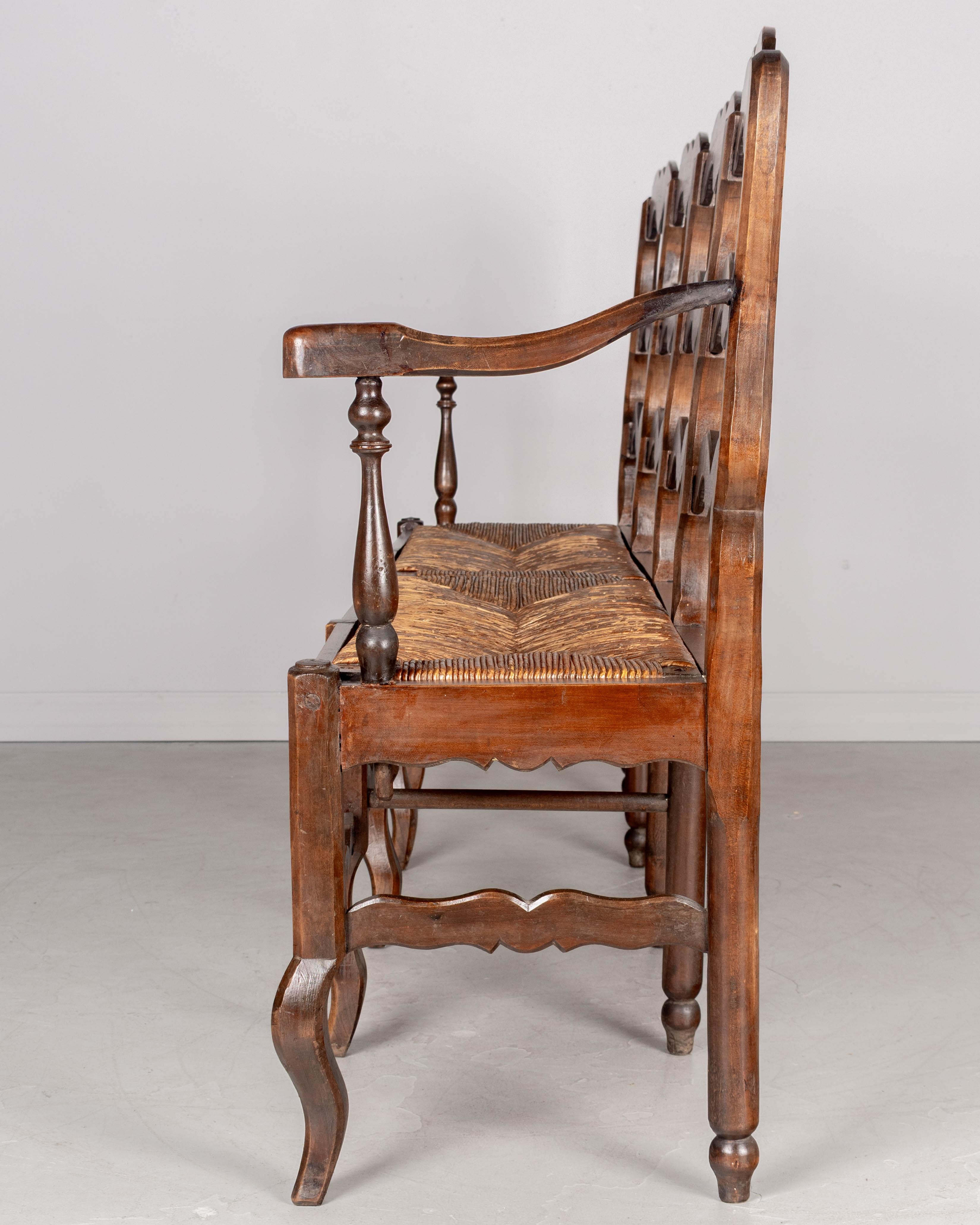 Rush Country French Four Seat Bench For Sale