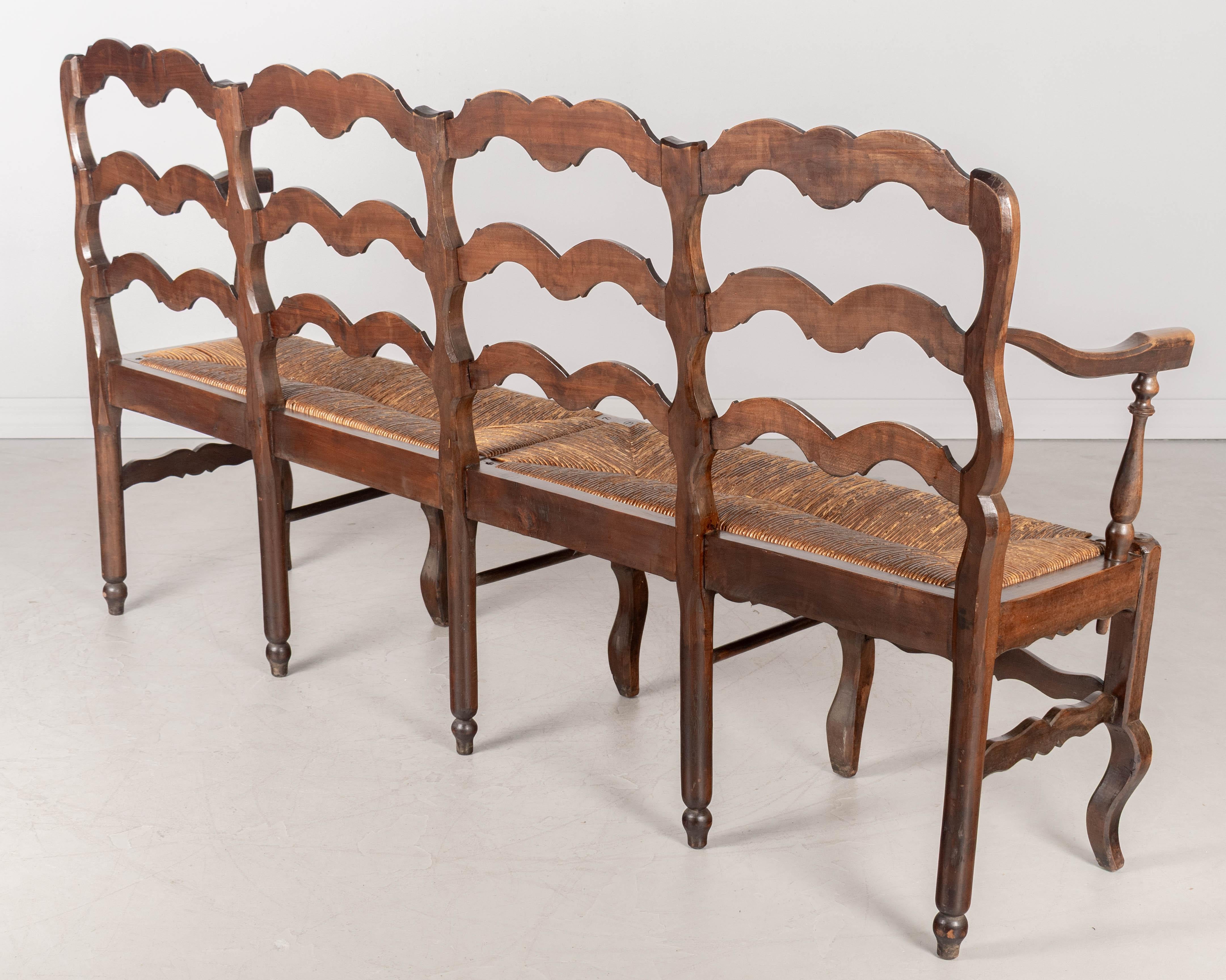 Country French Four Seat Bench For Sale 2