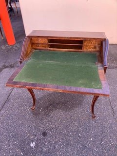 Country French Fruitwood slanted fall front ladies writing table