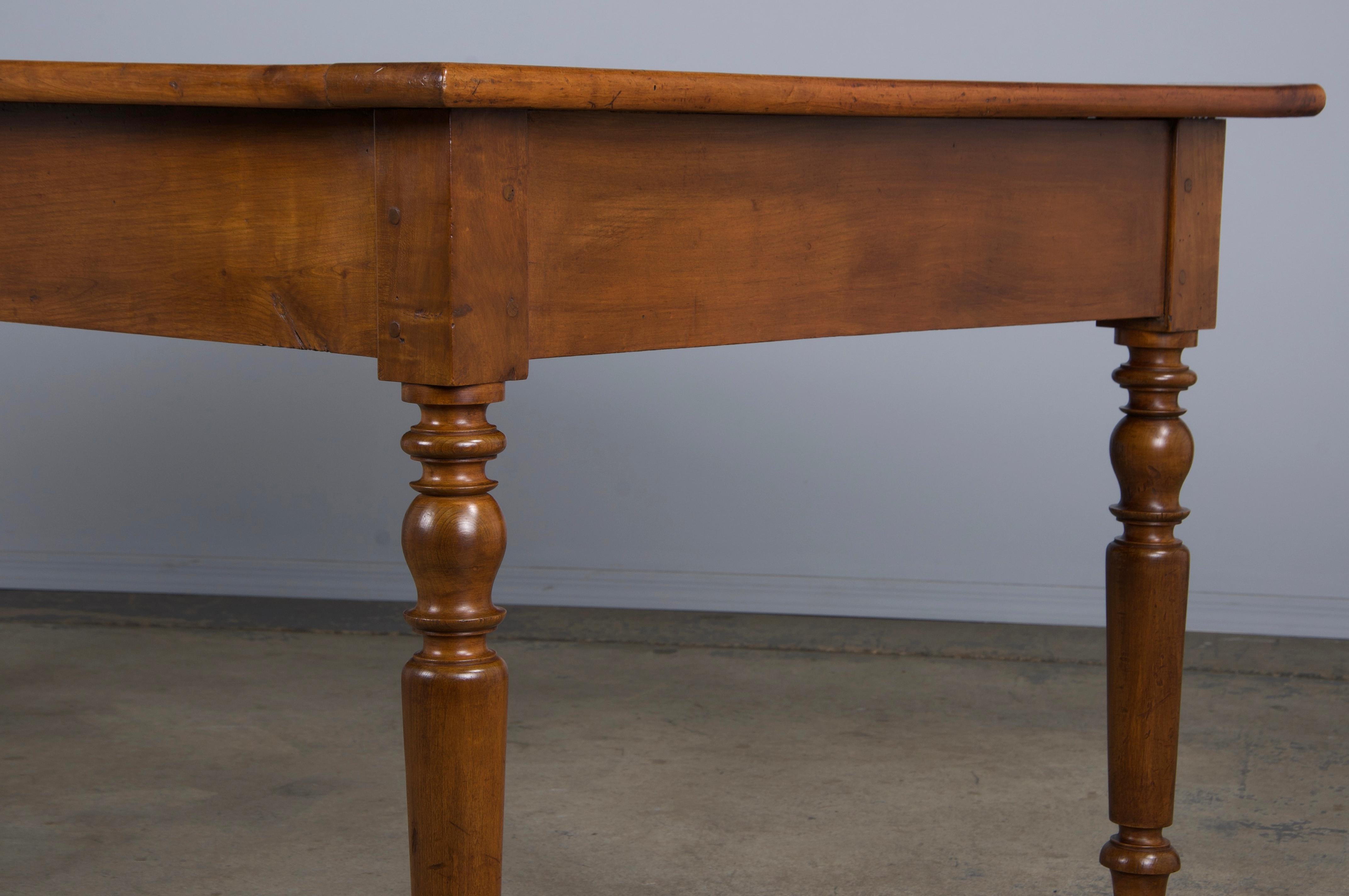 Country French Louis Philippe Style Provincial Maple Dining Table 12