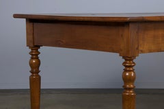 Country French Louis Philippe Style Provincial Maple Dining Table