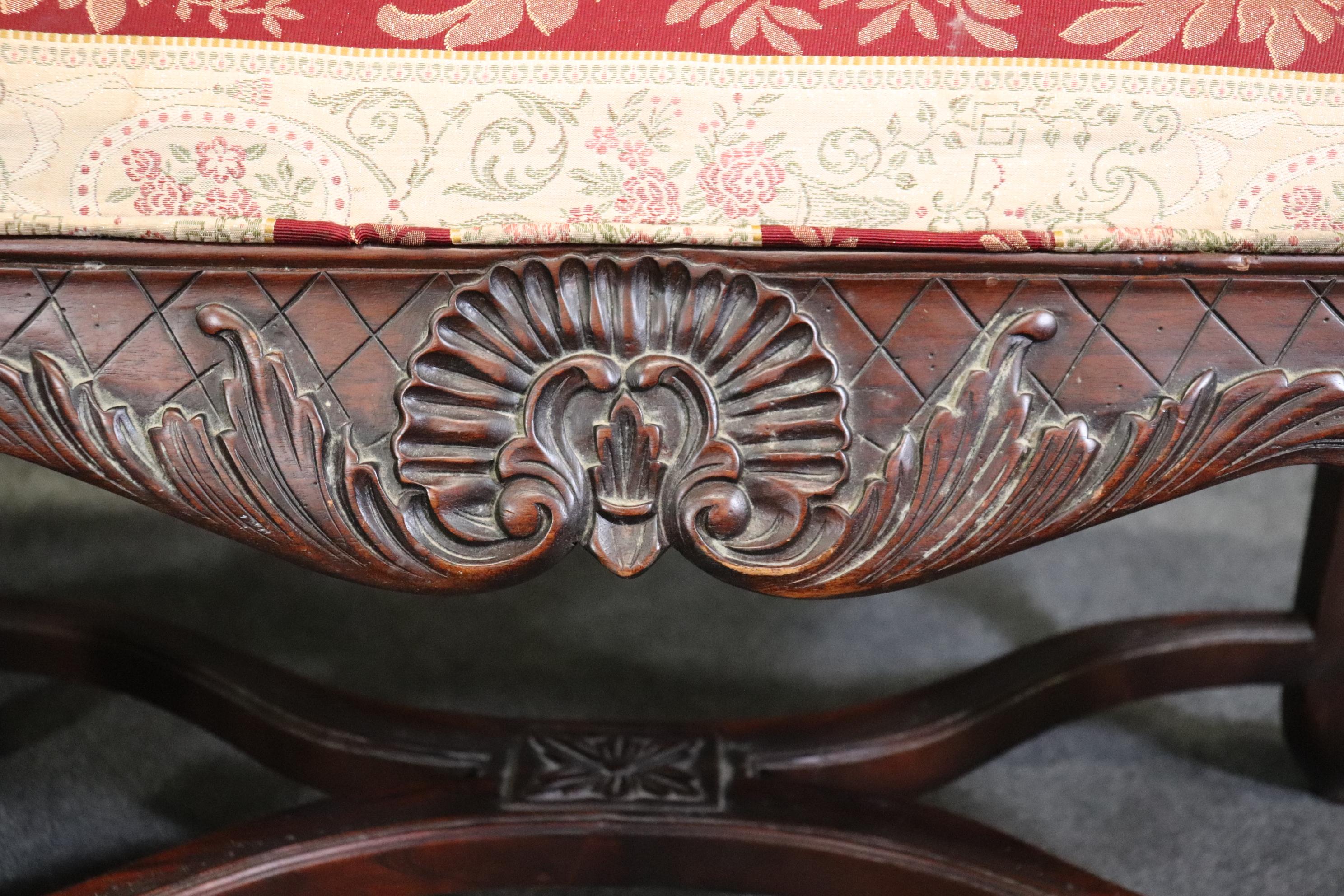 Banc de Fenêtre Français Style Upholstering Louis XV en vente 3