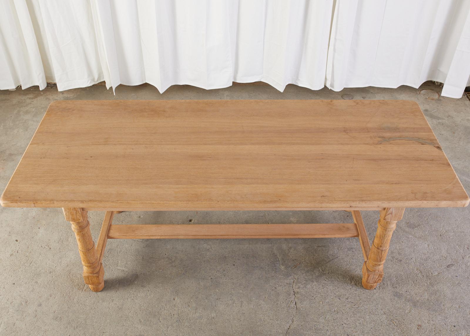 oak farmhouse dining table