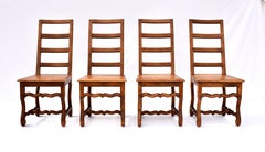 Country French Os De Mouton Dining Chairs, S/4