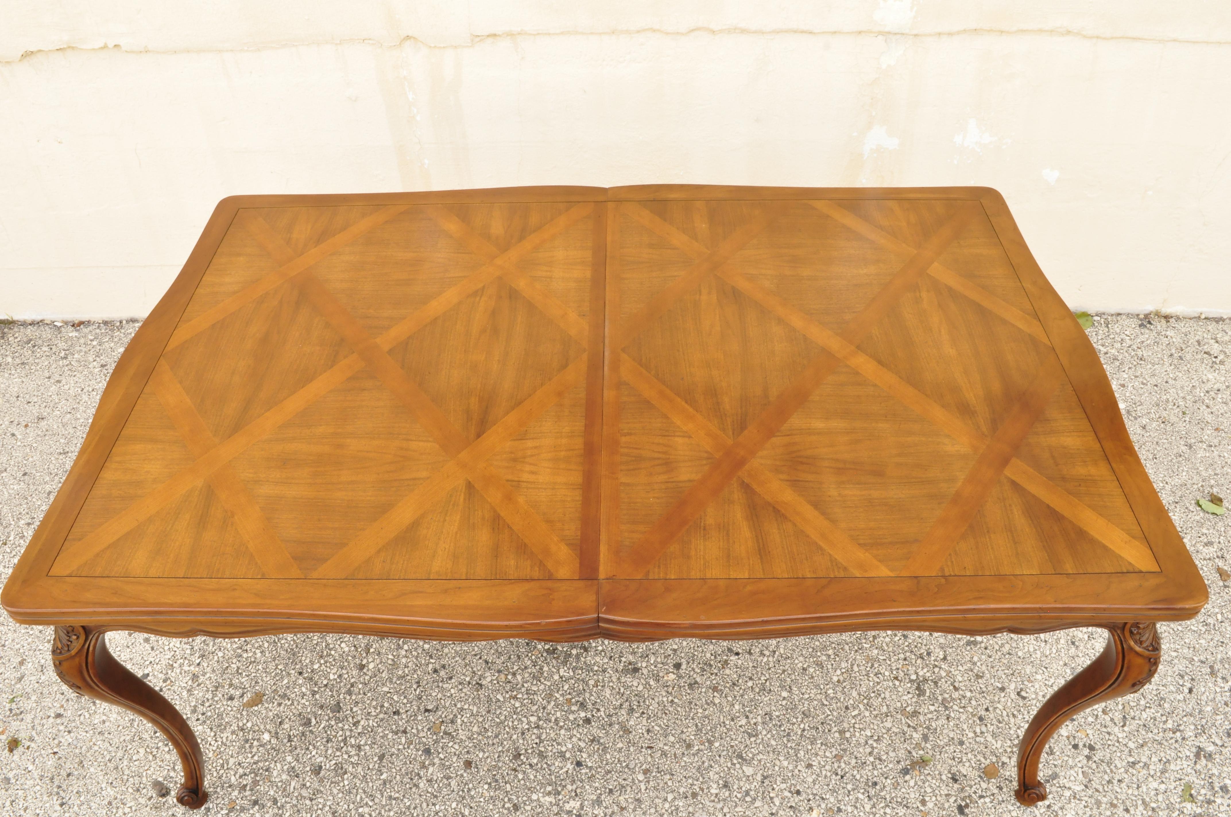 henredon french provincial dining table