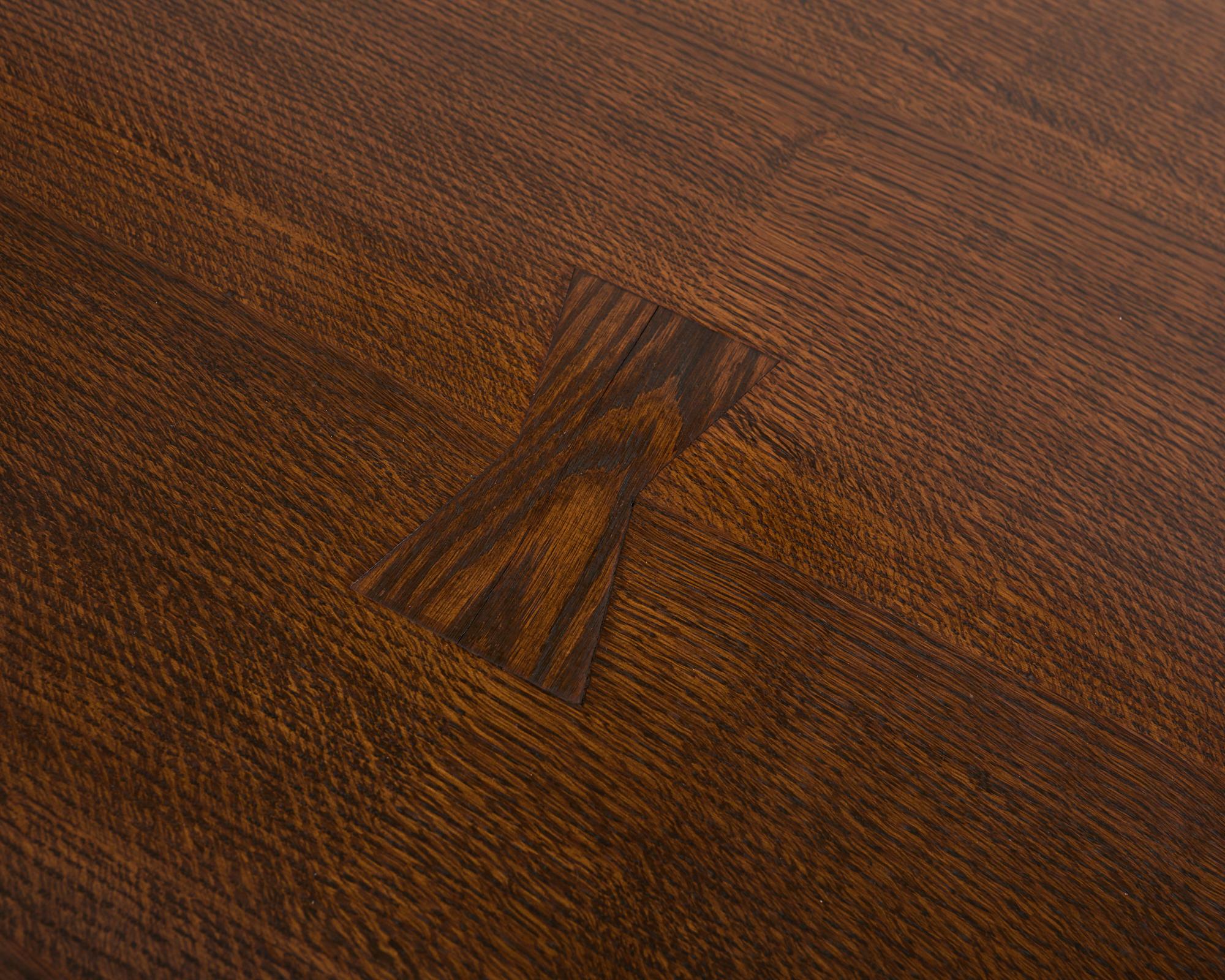 Country French Provincial Oak Farmhouse Baluster Leg Dining Table For Sale 6
