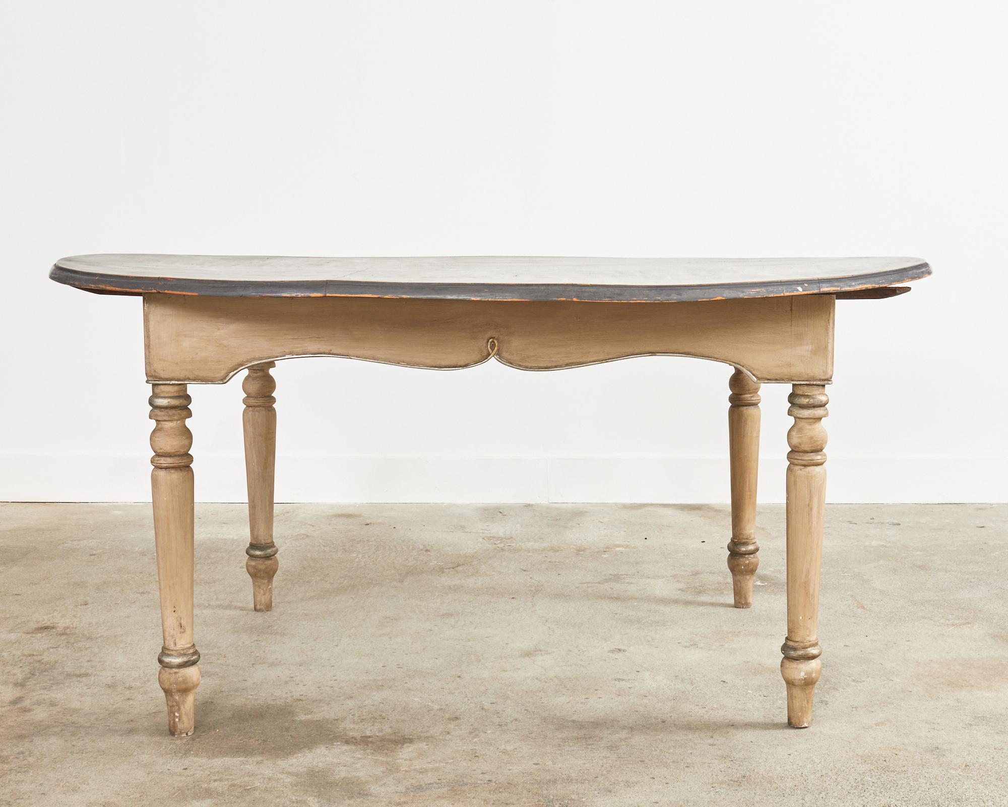 french provincial round coffee table