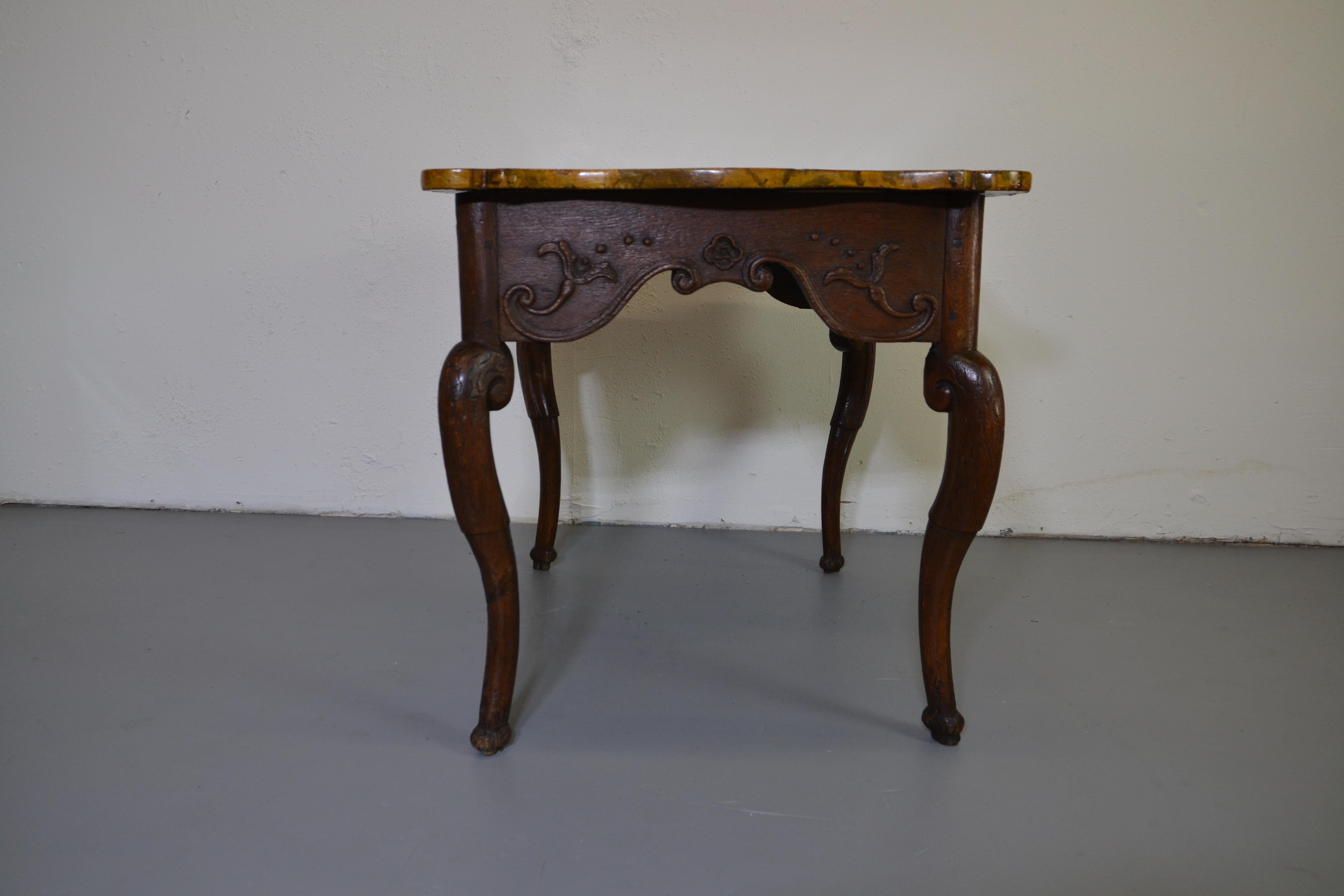 Louis XVI Country French Side Table, c.1780 For Sale