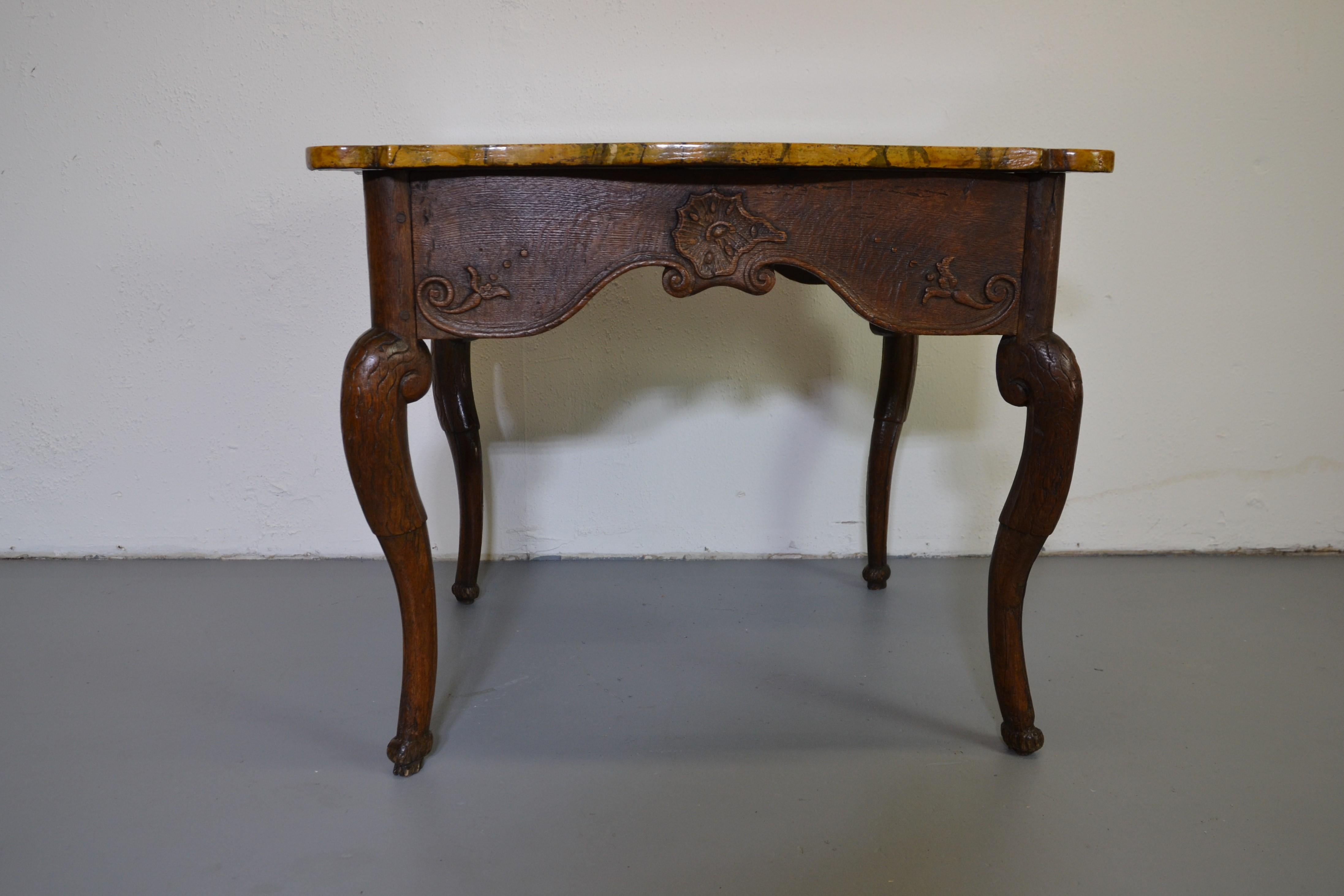 Country French Side Table, c.1780 In Good Condition For Sale In Pomona, CA