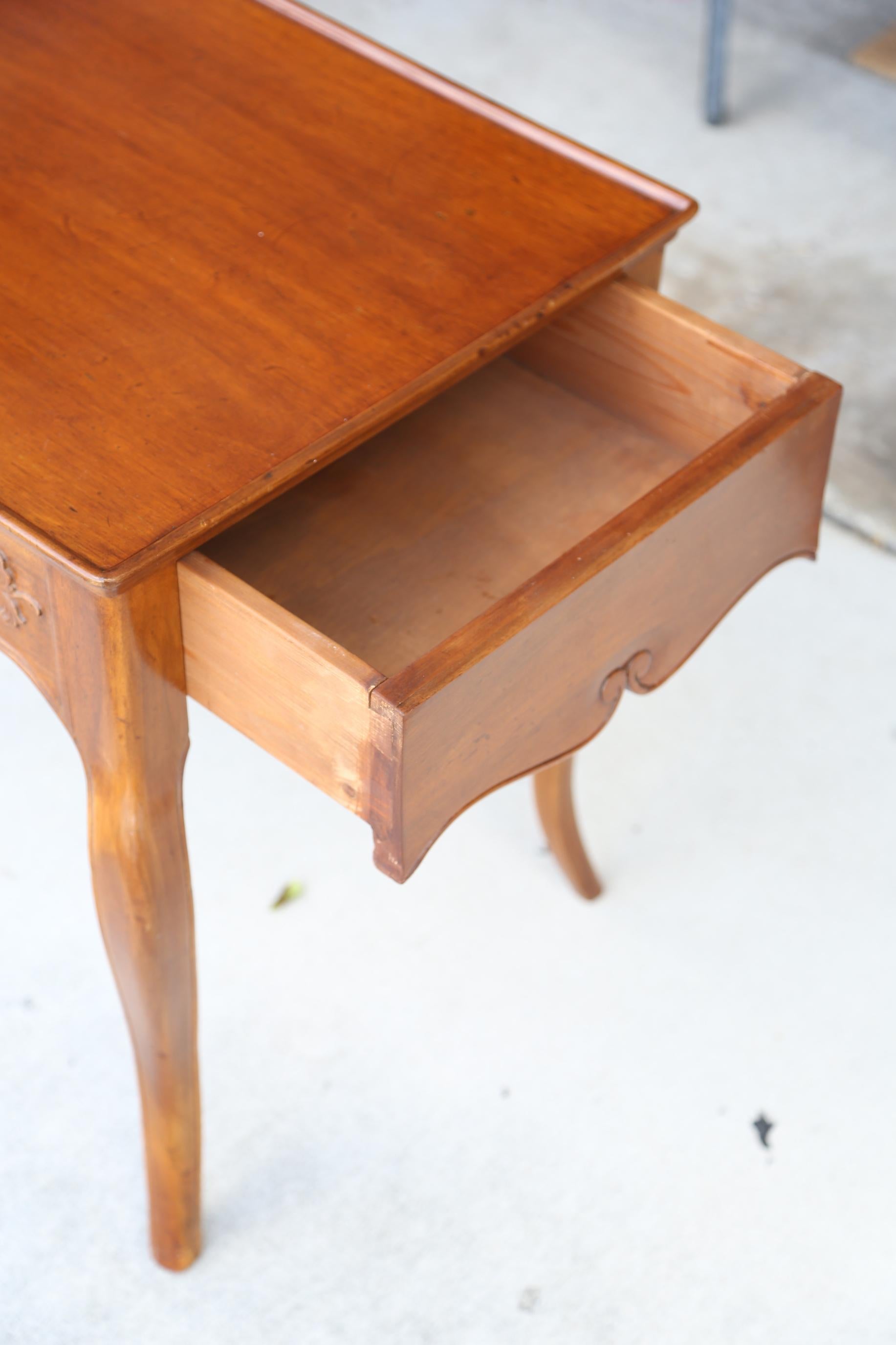 ethan allen country french side table