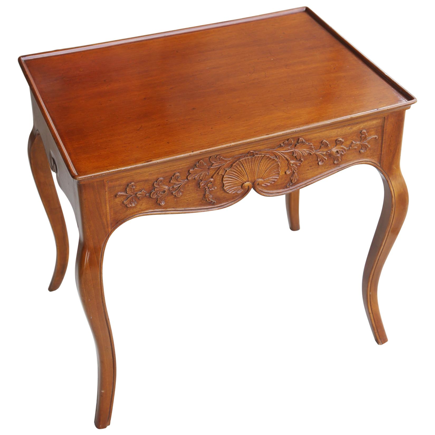 Small Round Antique Swedish Country Pine Side Table at 1stDibs