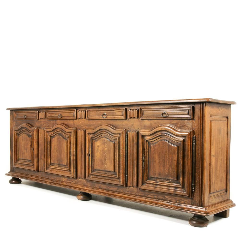 Country French Solid Oak Cabinet 1