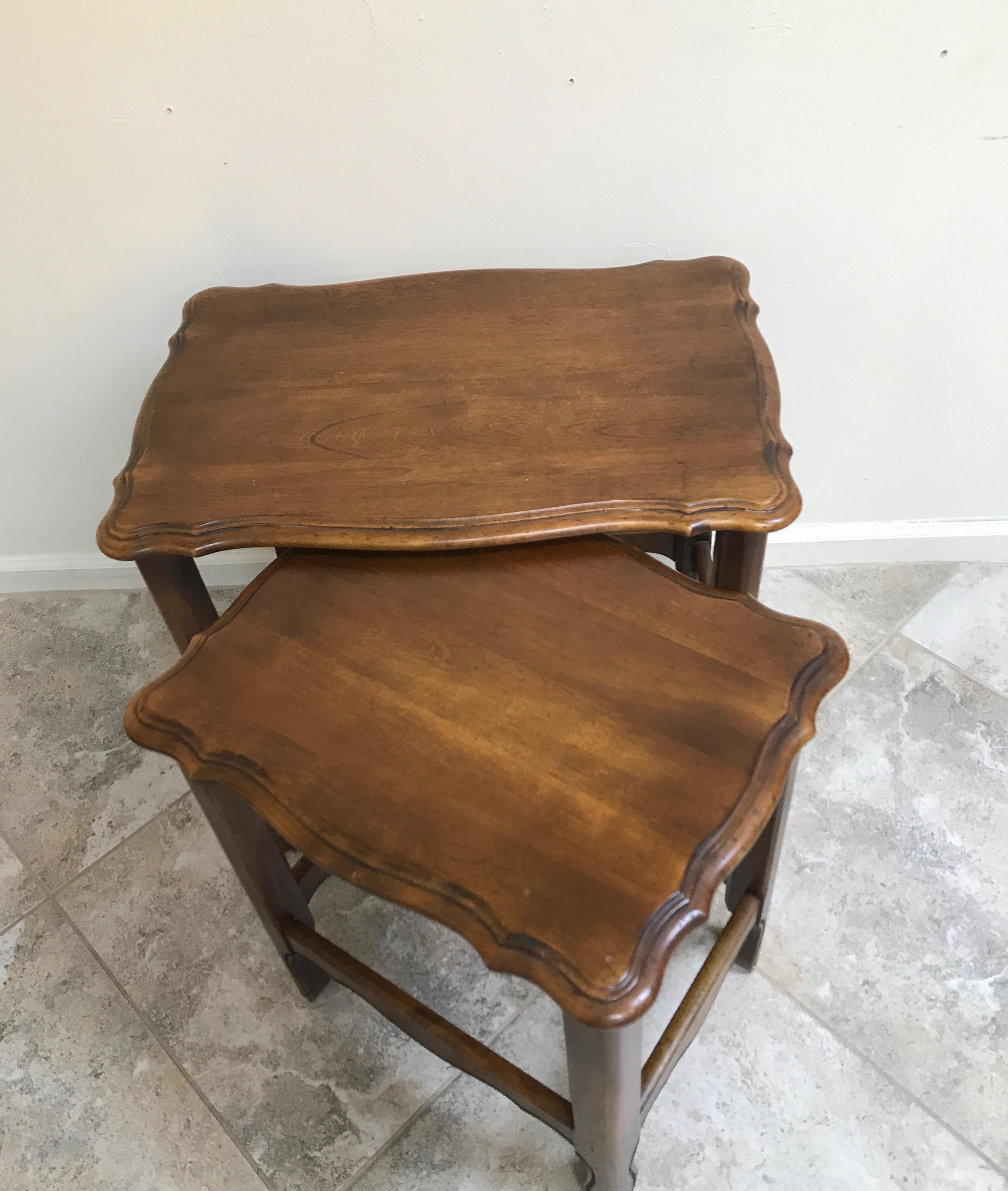Country French Stacking Tables For Sale 1