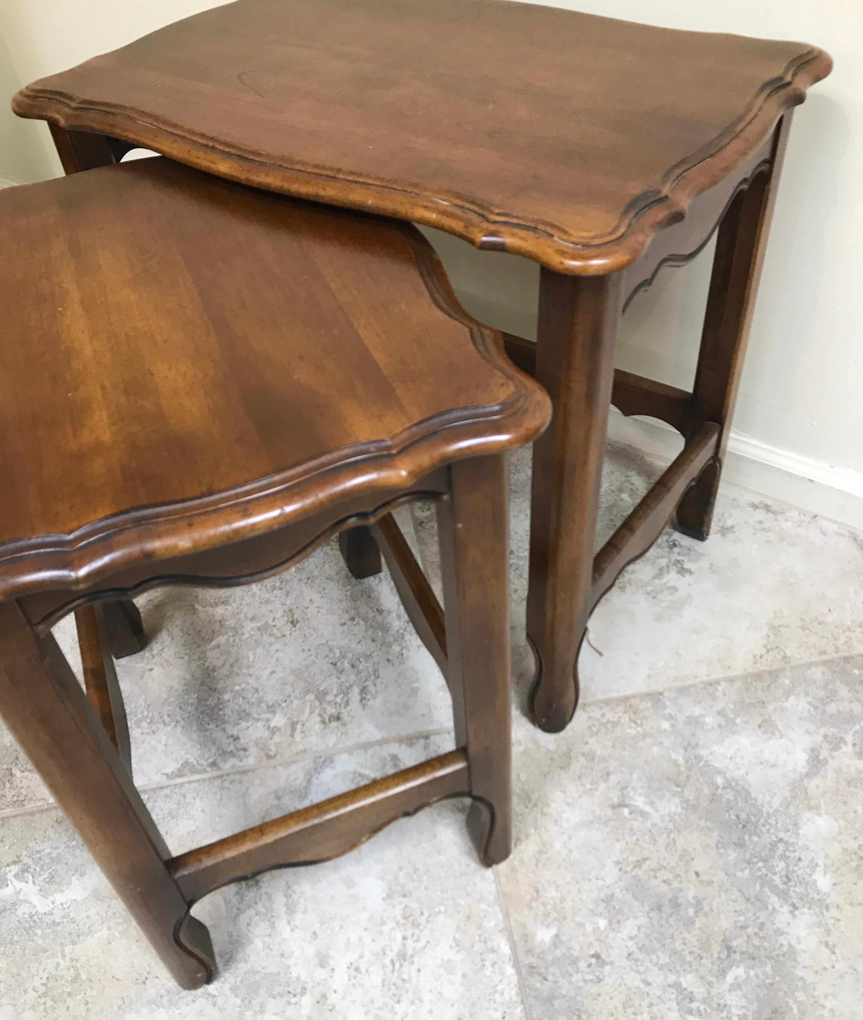 Country French Stacking Tables For Sale 2